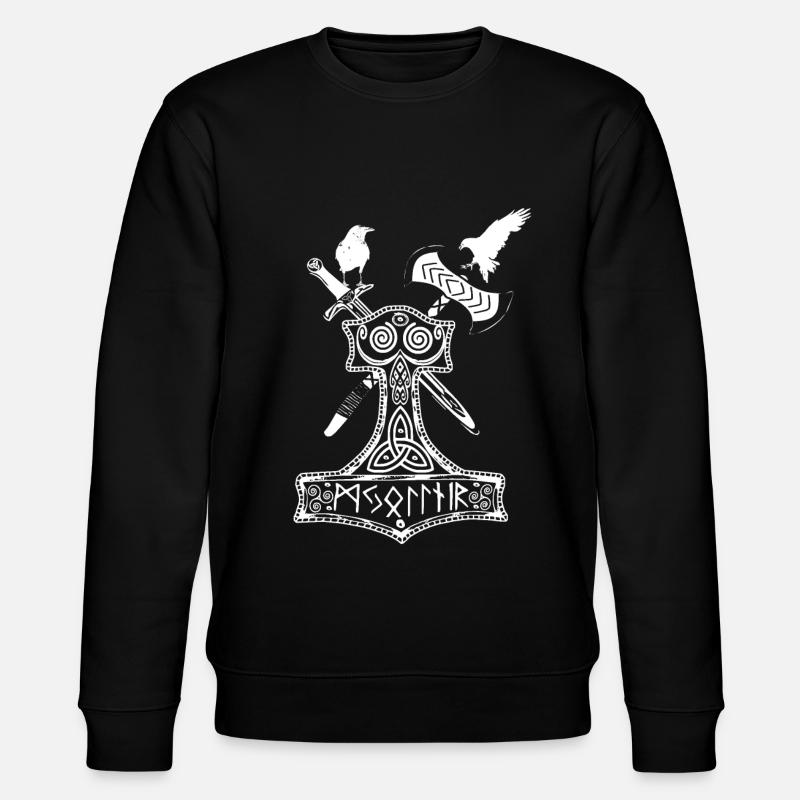 Thor Hammer - Stanley/Stella CHANGER Unisex Organic Sweatshirt - black
