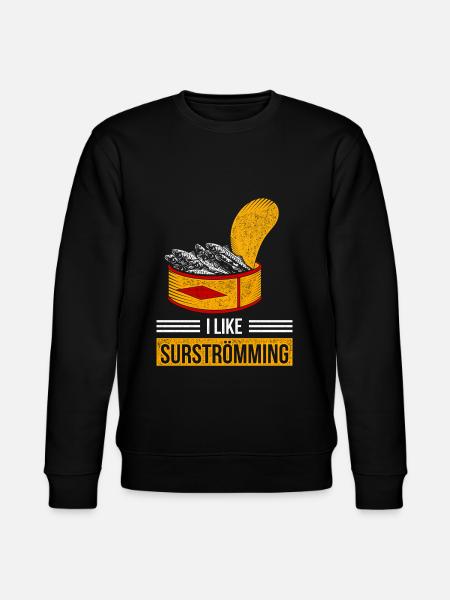 Funny surfing design - Stanley/Stella CHANGER Unisex Organic Sweatshirt - black