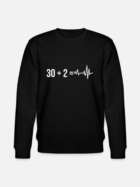 Wiederbelebung Rettungsdienst - Stanley/Stella Unisex Bio-Sweatshirt CHANGER  - Schwarz