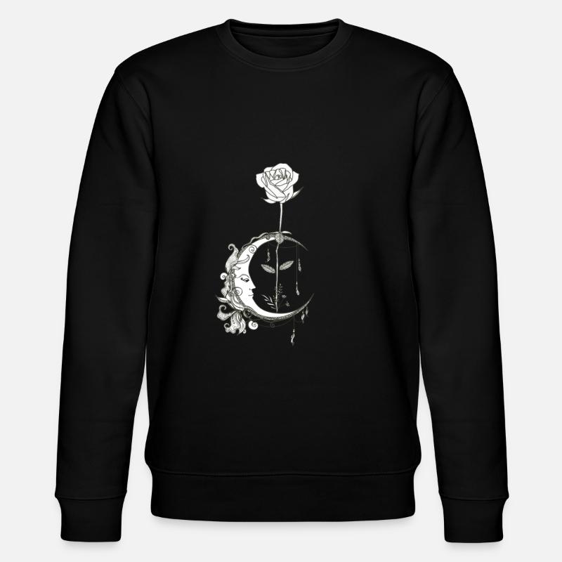 Witchcraft Moon rose occulte - Sweat bio CHANGER Stanley/Stella Unisexe - noir