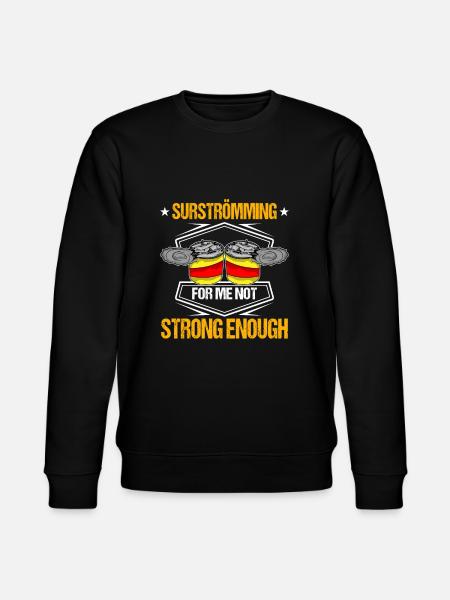 Surstromming fish delicious - Stanley/Stella CHANGER Unisex Organic Sweatshirt - black