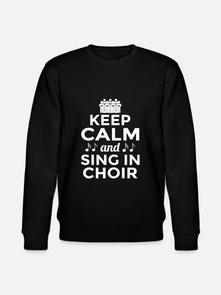 Choir sing musicians singers - Stanley/Stella CHANGER Unisex Organic Sweatshirt - black