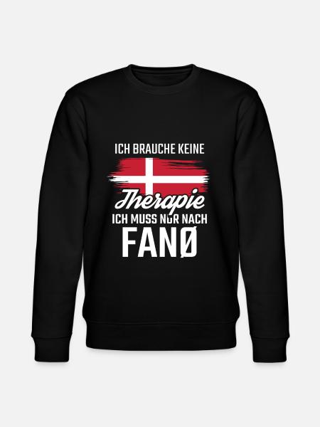 Fanö Nordseeinsel Dänemark - Stanley/Stella Unisex Bio-Sweatshirt CHANGER  - Schwarz