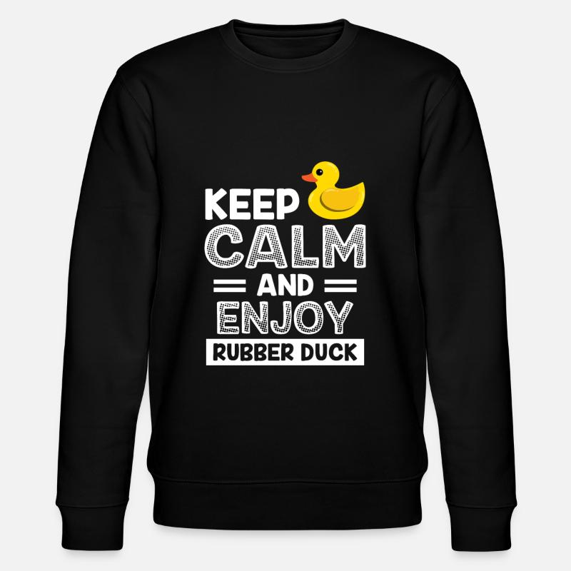 Canards en caoutchouc - Sweat bio CHANGER Stanley/Stella Unisexe - noir