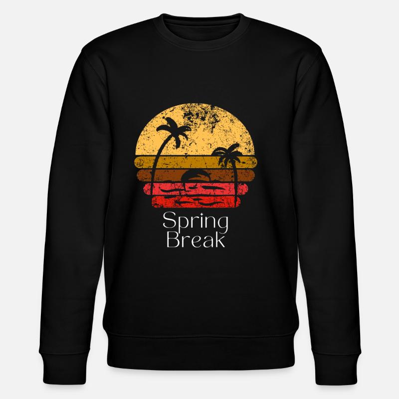 Spring Break - Stanley/Stella CHANGER Unisex Organic Sweatshirt - black