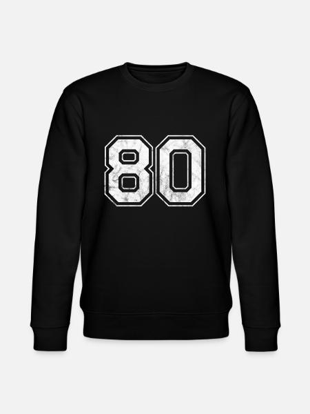 Number 80 - Stanley/Stella CHANGER Unisex Organic Sweatshirt - black