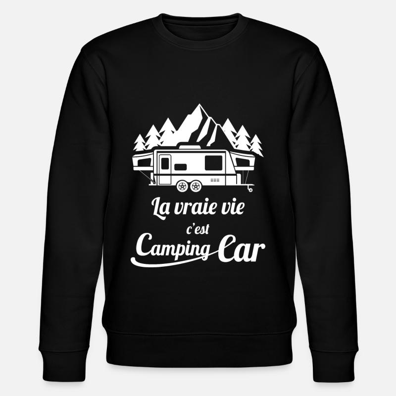 Camping-car camping car - Sweat bio CHANGER Stanley/Stella Unisexe - noir