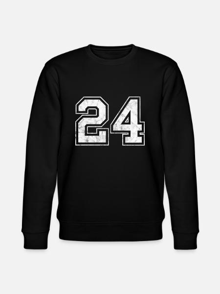 Number 24 - Stanley/Stella CHANGER Unisex Organic Sweatshirt - black