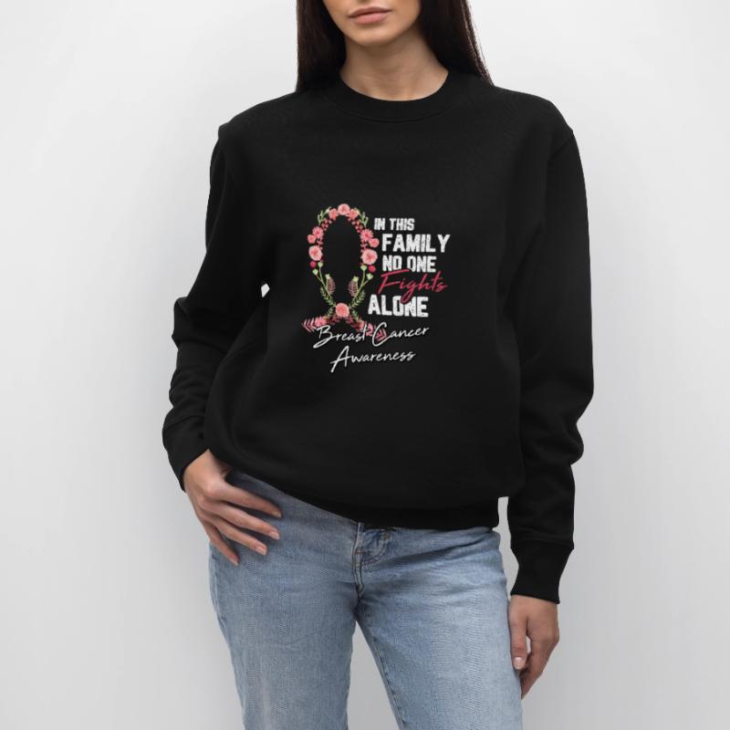 Cadeau de chimio de combat de fleur de ruban de cancer du sein Sweat bio CHANGER Stanley/Stella Unisexe