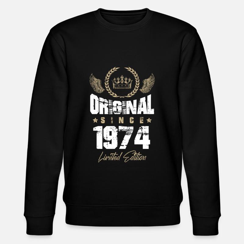 Édition limitée 1974 - Sweat bio CHANGER Stanley/Stella Unisexe - noir