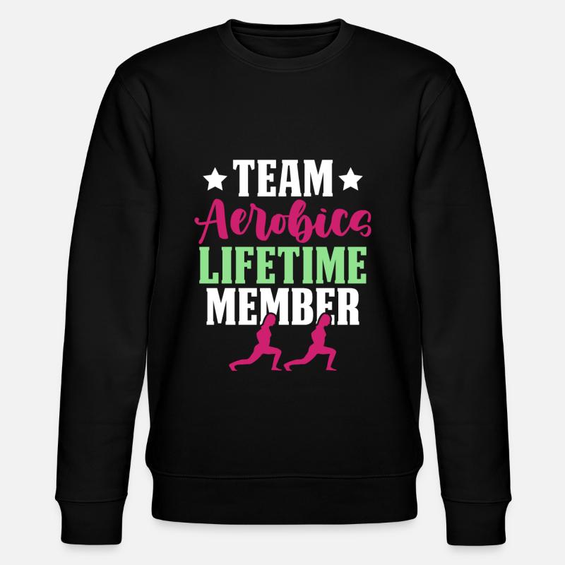 team aerobic mitglied - Stanley/Stella Unisex Bio-Sweatshirt CHANGER - Schwarz