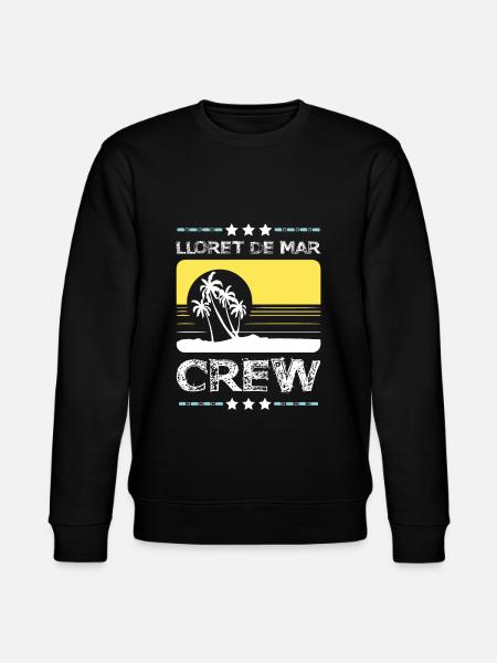 Lloret De Mar Crew - Stanley/Stella CHANGER Unisex Organic Sweatshirt - black