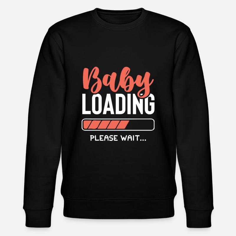 baby loading - Stanley/Stella Unisex Bio-Sweatshirt CHANGER  - Schwarz