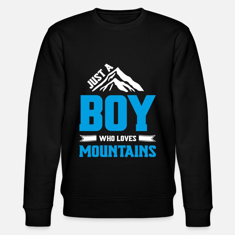 boy berge - Stanley/Stella Unisex Bio-Sweatshirt CHANGER  - Schwarz