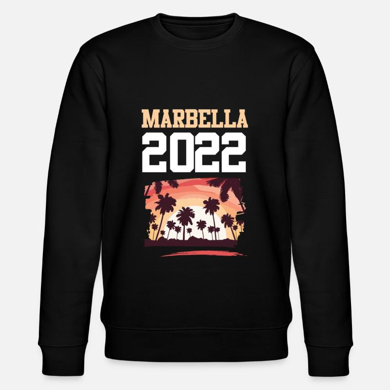 Marbella 2022 - Stanley/Stella Unisex Bio-Sweatshirt CHANGER  - Schwarz