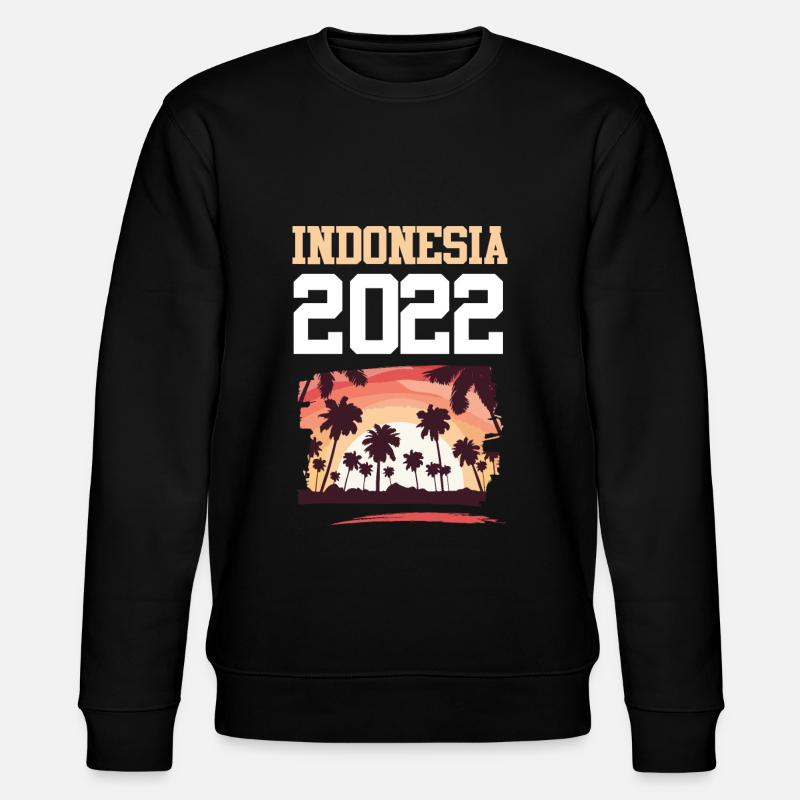 Indonesia 2022 - Stanley/Stella Unisex Bio-Sweatshirt CHANGER  - Schwarz