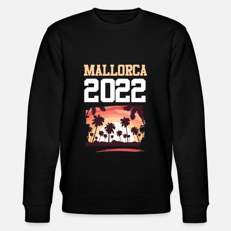 Mallorca 2022 - Stanley/Stella Unisex Bio-Sweatshirt CHANGER  - Schwarz