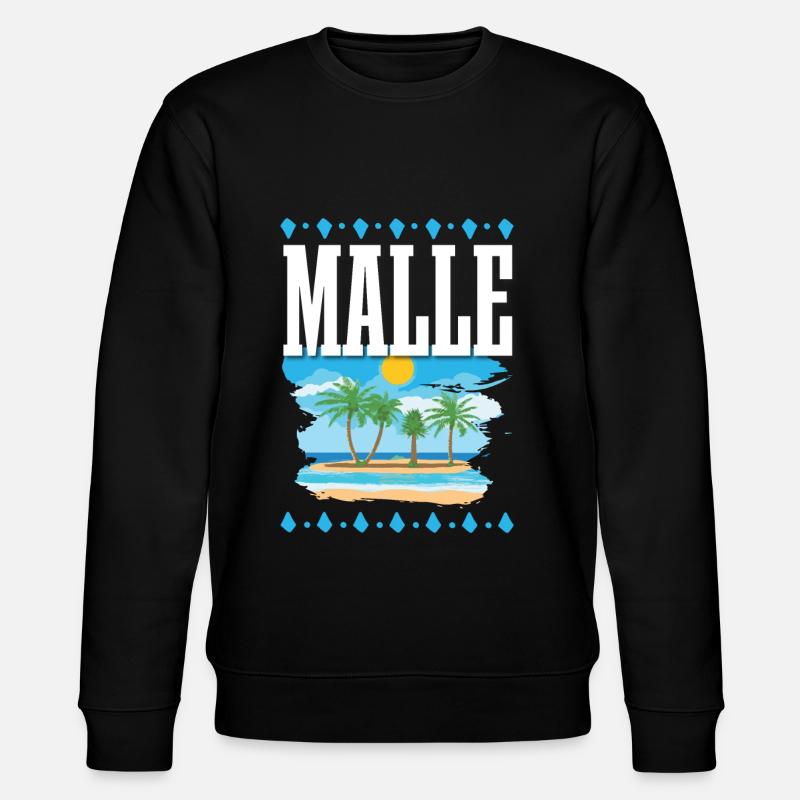 Malle - Stanley/Stella Unisex Bio-Sweatshirt CHANGER  - Schwarz