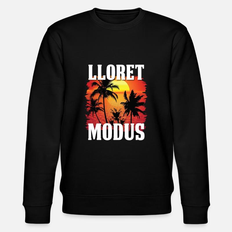 Lloret de Mar mode - Stanley/Stella CHANGER Unisex Organic Sweatshirt - black