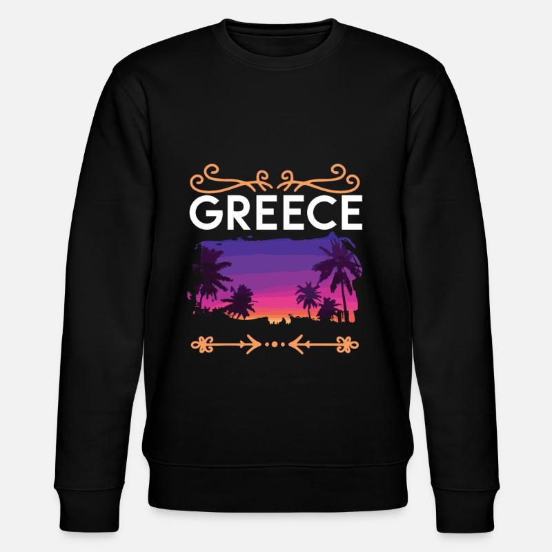 Greece - Stanley/Stella Unisex Bio-Sweatshirt CHANGER  - Schwarz