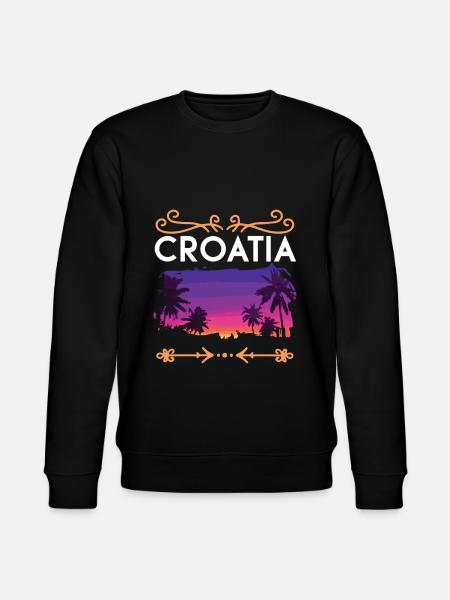 Croatia - Stanley/Stella CHANGER Unisex Organic Sweatshirt - black