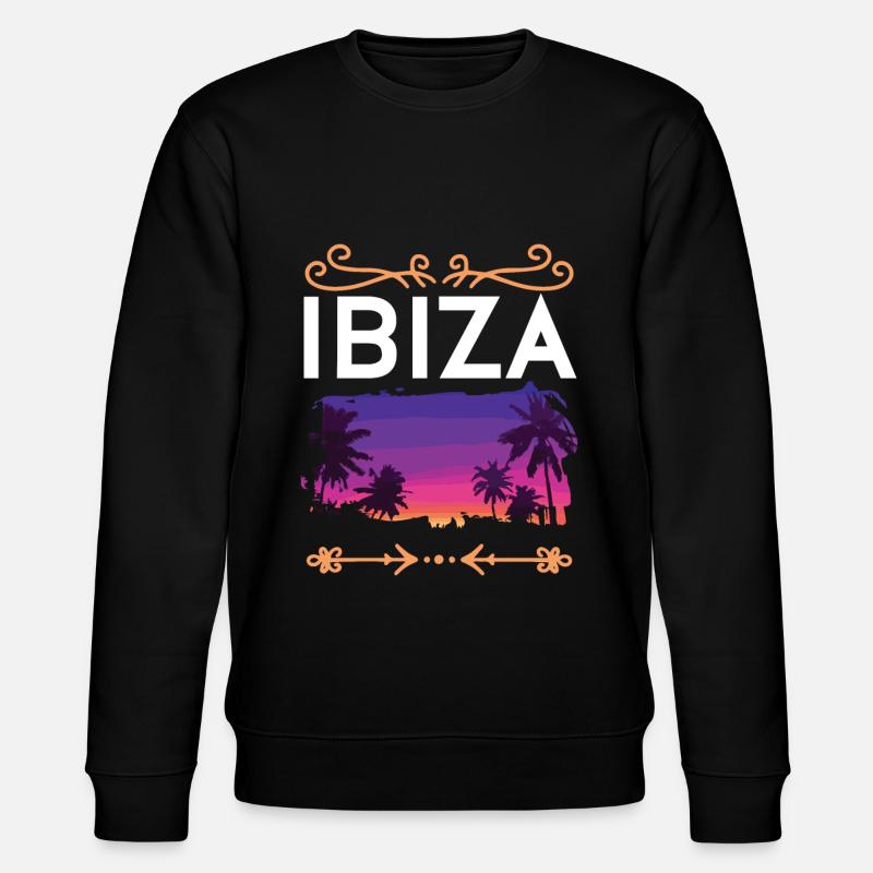 Ibiza - Stanley/Stella Unisex Bio-Sweatshirt CHANGER  - Schwarz