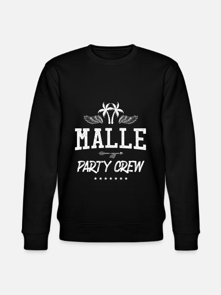 Malle Party Crew - Stanley/Stella CHANGER Unisex Organic Sweatshirt - black