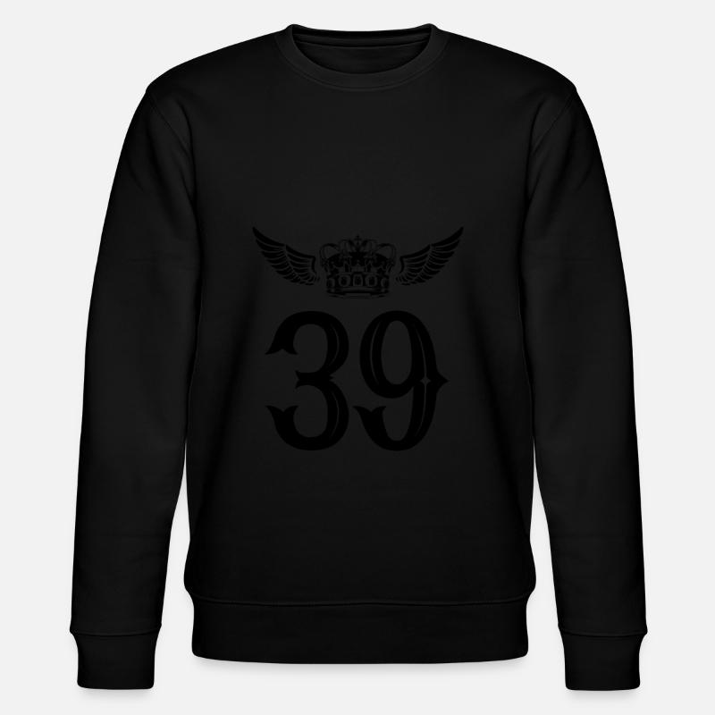 39 Couronne numérique - Sweat bio CHANGER Stanley/Stella Unisexe - noir