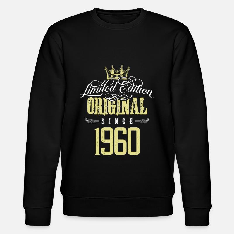 1960 limited edition - Stanley/Stella Unisex Bio-Sweatshirt CHANGER  - Schwarz