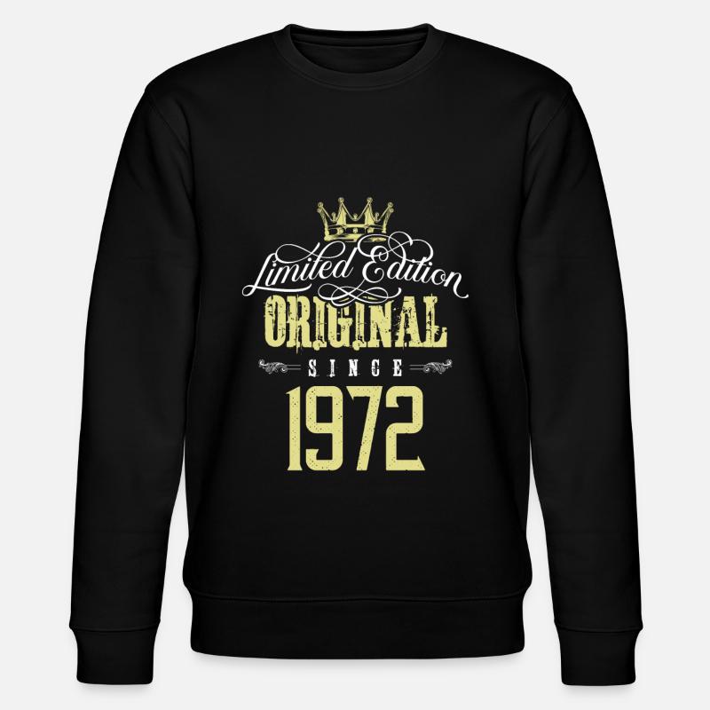Édition limitée 1972 - Sweat bio CHANGER Stanley/Stella Unisexe - noir
