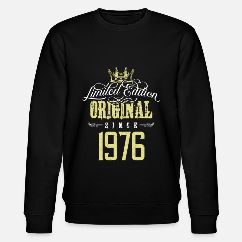 1976 limited edition - Stanley/Stella Unisex Bio-Sweatshirt CHANGER  - Schwarz
