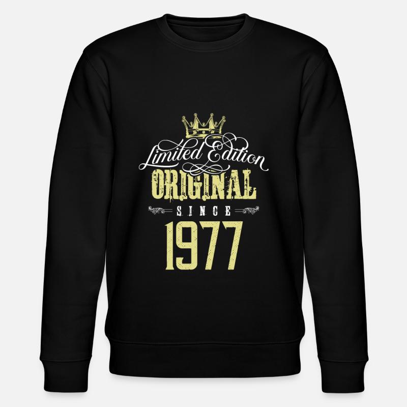 Édition limitée 1977 - Sweat bio CHANGER Stanley/Stella Unisexe - noir