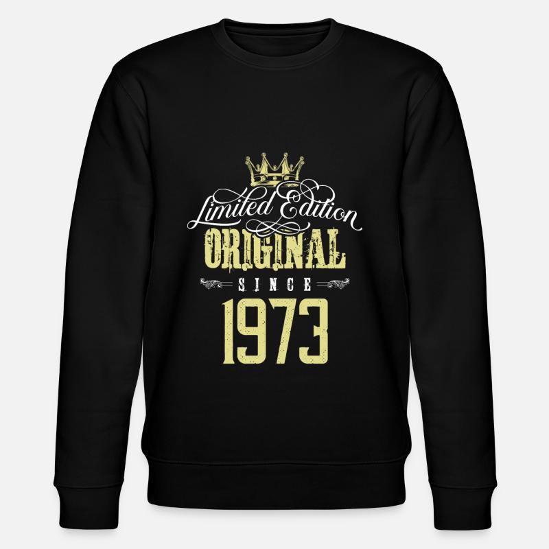 1973 limited edition - Stanley/Stella Unisex Bio-Sweatshirt CHANGER  - Schwarz