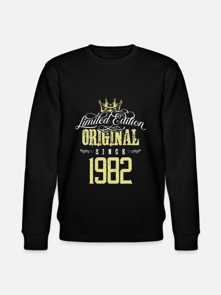 1982 limited edition - Stanley/Stella Unisex Bio-Sweatshirt CHANGER  - Schwarz