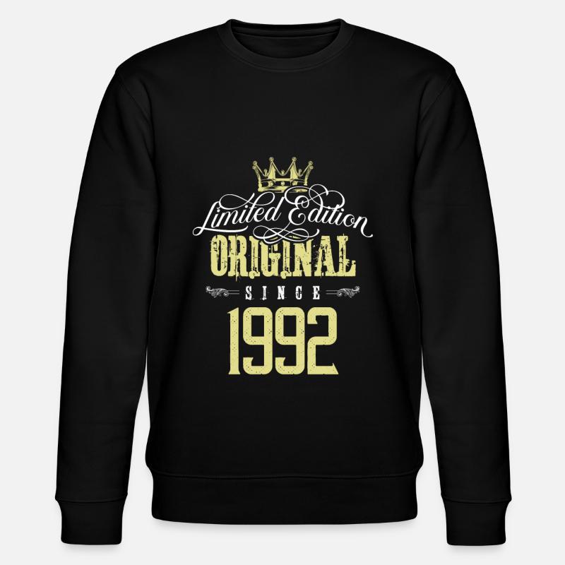 Édition limitée 1992 - Sweat bio CHANGER Stanley/Stella Unisexe - noir