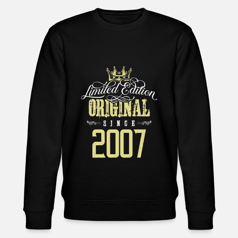 Édition limitée 2007 - Sweat bio CHANGER Stanley/Stella Unisexe - noir