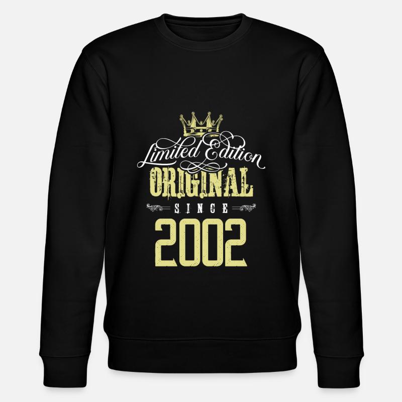 2002 limited edition - Stanley/Stella Unisex Bio-Sweatshirt CHANGER  - Schwarz