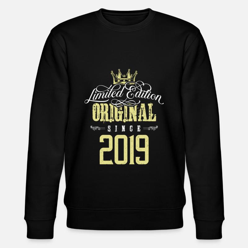 2019 limited edition - Stanley/Stella CHANGER Unisex Organic Sweatshirt - black