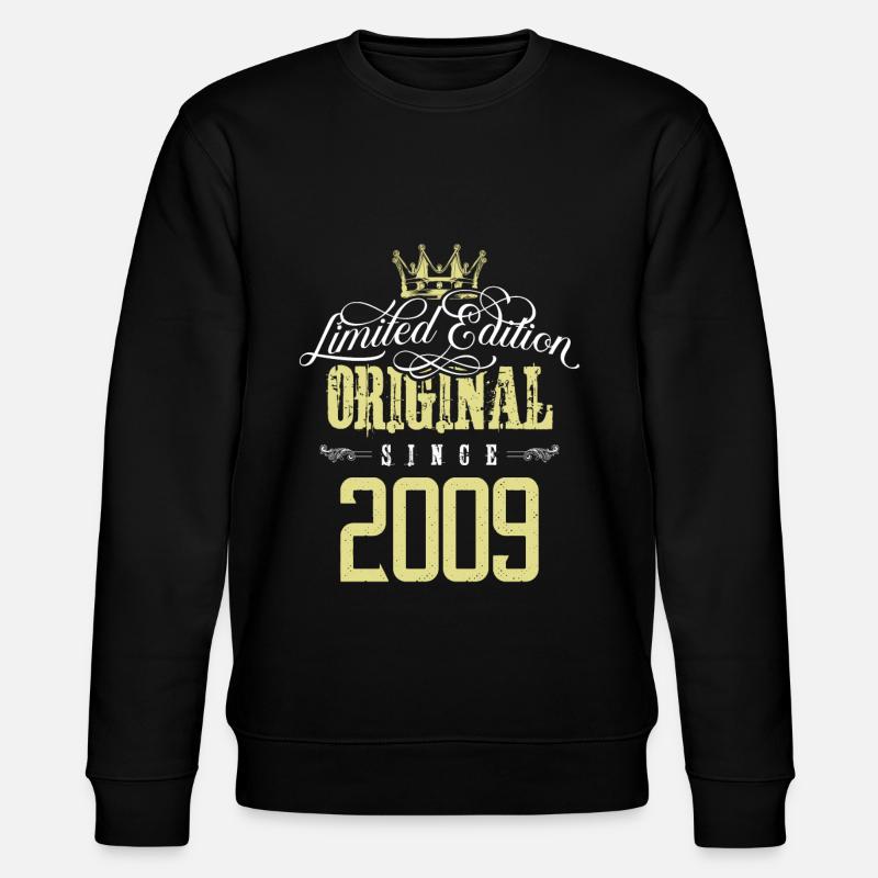2009 limited edition - Stanley/Stella CHANGER Unisex Organic Sweatshirt - black