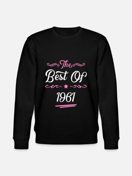 1961 best of - Stanley/Stella CHANGER Unisex Organic Sweatshirt - black