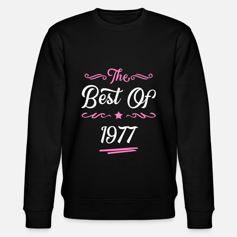 1977 best of - Sweat bio CHANGER Stanley/Stella Unisexe - noir