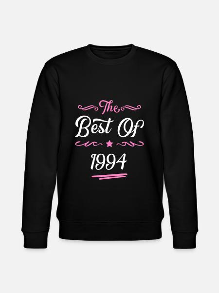 1994 best of - Stanley/Stella Unisex Bio-Sweatshirt CHANGER  - Schwarz