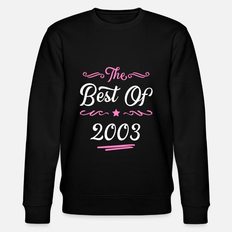 2003 best of - Sweat bio CHANGER Stanley/Stella Unisexe - noir