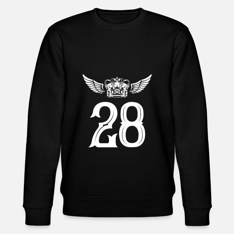 28 Couronne numérique - Sweat bio CHANGER Stanley/Stella Unisexe - noir