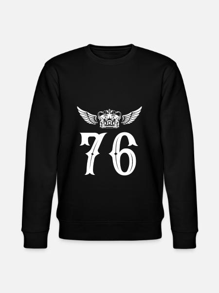 76 Couronne numérique - Sweat bio CHANGER Stanley/Stella Unisexe - noir