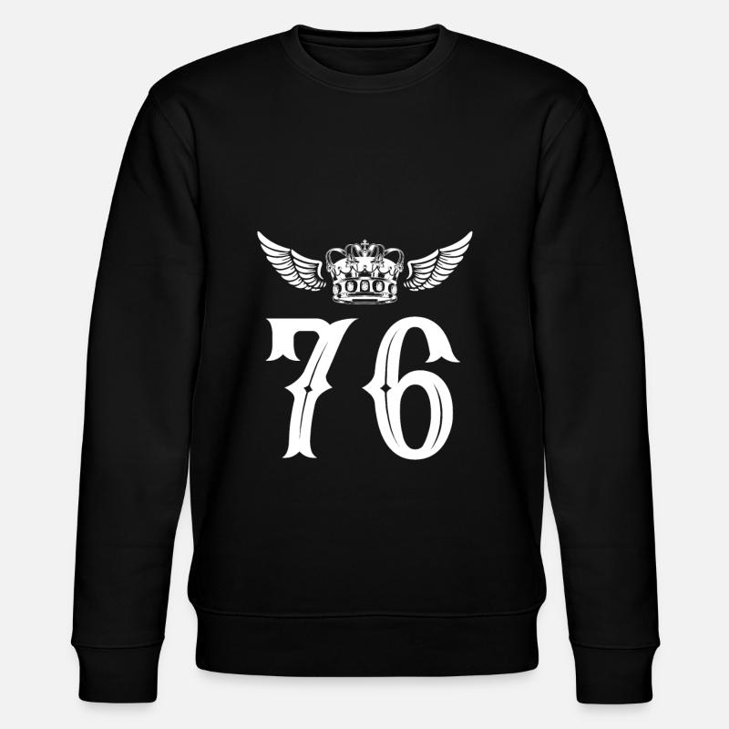 76 Couronne numérique - Sweat bio CHANGER Stanley/Stella Unisexe - noir