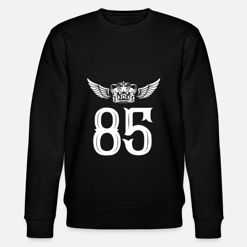 85 Couronne numérique - Sweat bio CHANGER Stanley/Stella Unisexe - noir
