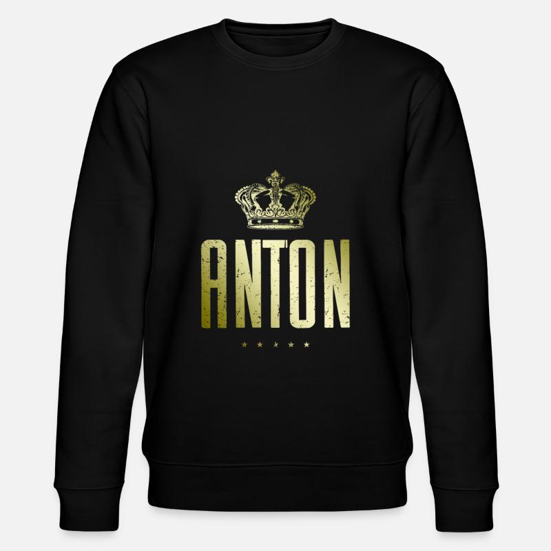 Anton - Stanley/Stella Unisex Bio-Sweatshirt CHANGER  - Schwarz