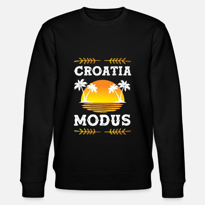 Mode Croatie - Sweat bio CHANGER Stanley/Stella Unisexe - noir