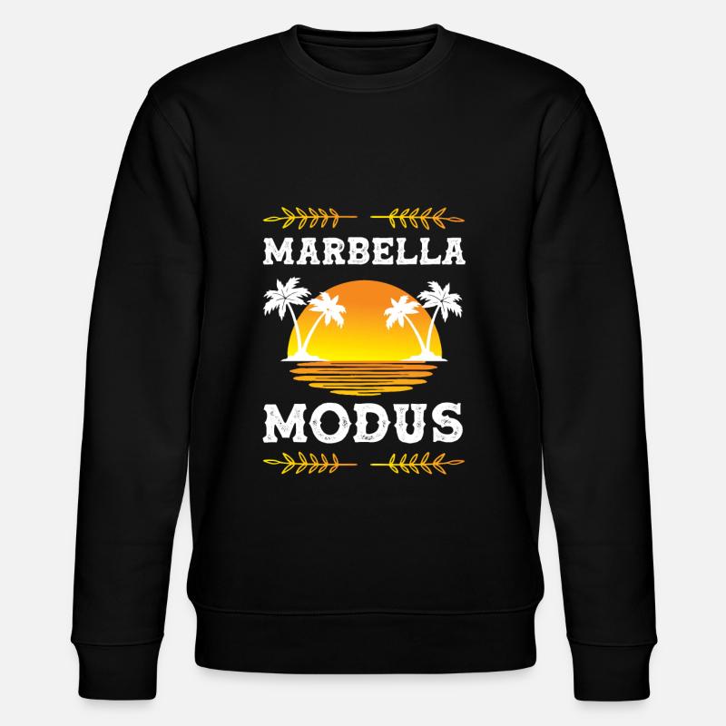 Marbella Modus - Stanley/Stella Unisex Bio-Sweatshirt CHANGER  - Schwarz
